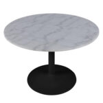 Söögilaud TARIFA D110xH75cm, valge marmor Söögilauad ACTONA