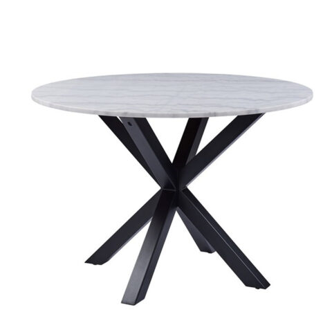 Söögilaud HEAVEN D110xH76cm, valge marmor, lauaplaat: marmor, jalad: metall Söögilauad ACTONA