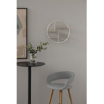 Baarilaud IBIZA D60xH105cm, lauaplaat: spoonitud MDF, värv: must saar, jalg: must matt metall Baarilauad ACTONA