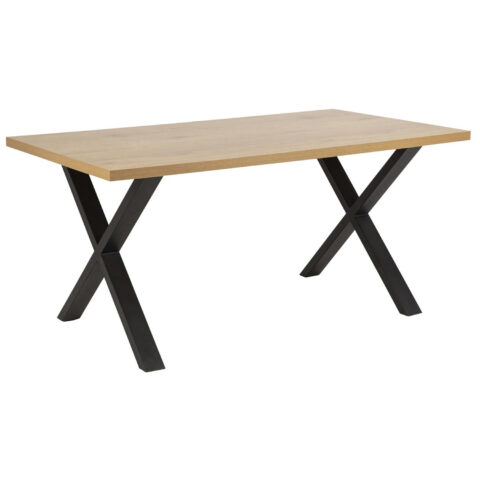 Söögilaud WALES 160x90xH75cm, ristjalad, lauaplaat: melamiin, jalad: metall Söögilauad ACTONA