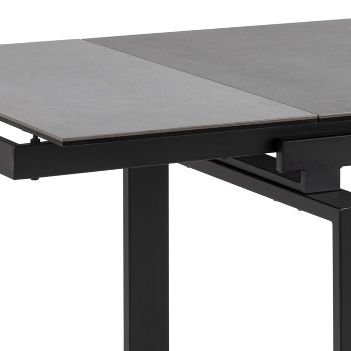 Söögilaud HUDDERSFIELD 200x85xH76cm, must Söögilauad ACTONA