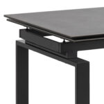 Söögilaud HUDDERSFIELD 200x85xH76cm, must Söögilauad ACTONA