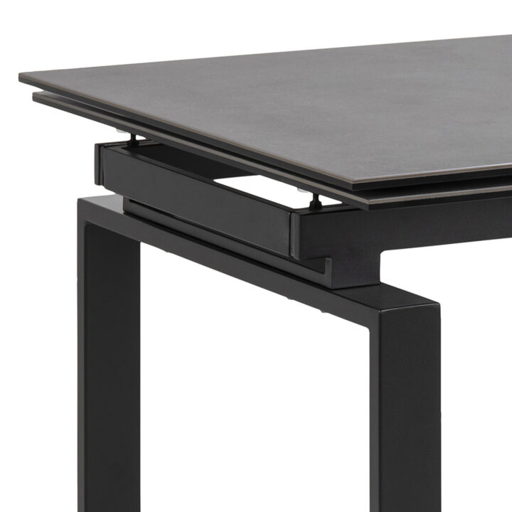 Söögilaud HUDDERSFIELD 200x85xH76cm, must Söögilauad ACTONA