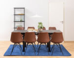 Söögilaud HUDDERSFIELD 200x85xH76cm, must Söögilauad ACTONA