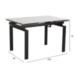 Söögilaud HUDDERSFIELD 200x85xH76cm, valge Söögilauad ACTONA
