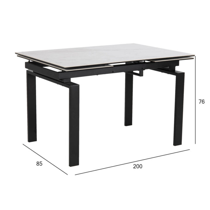 Söögilaud HUDDERSFIELD 200x85xH76cm, valge Söögilauad ACTONA