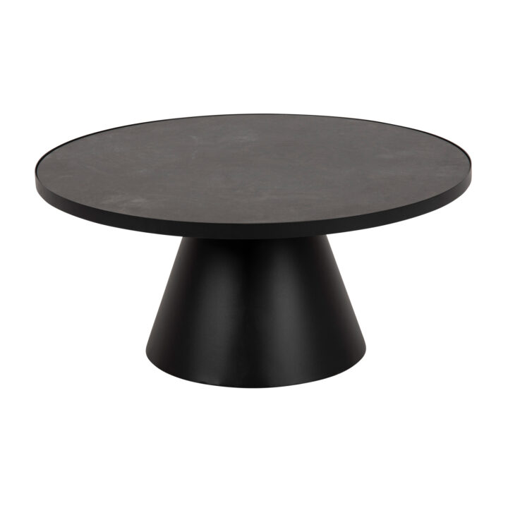 Diivanilaud SOLI D85xH40cm, must klaas Diivanilauad ja abilauad ACTONA