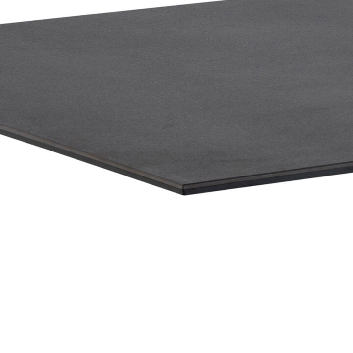 Söögilaud HEAVEN 200x100xH75.5cm, klaas/keraamika Fairbanks black Söögilauad ACTONA