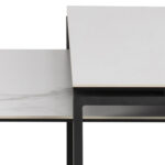 Diivanilauad 2tk KATRINE 115x55xH37,5cm, 69x40xH45cm, valge Diivanilauad ja abilauad ACTONA
