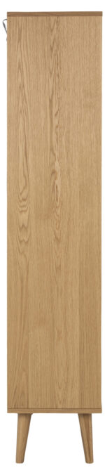 Vitriinkapp NAGANO 80x37xH178cm, naturaalne Elutoamööbel ACTONA