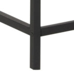 Vitriinkapp SEAFORD 77x35xH185,6cm, must Elutoamööbel ACTONA