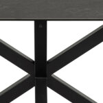 Söögilaud HEAVEN 160x90xH75,5cm, must Söögilauad ACTONA