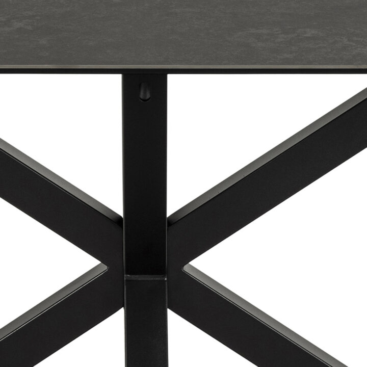 Söögilaud HEAVEN 160x90xH75,5cm, must Söögilauad ACTONA