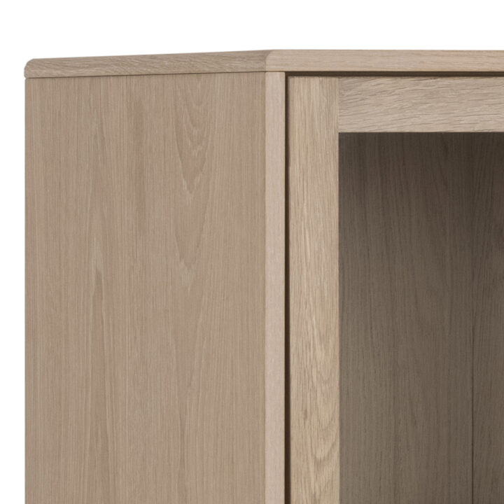 Vitriinkapp ASTON 80x40xH144,8cm, hele tamm Elutoamööbel ACTONA