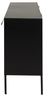 Kapp SEAFORD 160x40xH80cm, must Elutoamööbel ACTONA