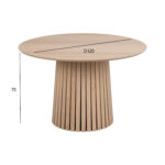Söögilaud CHRISTO D120xH75cm, valge Söögilauad ACTONA