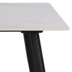 Söögilaud WICKLOW 140x80xH75cm, valge, keraamiline plaat, metall Söögilauad ACTONA