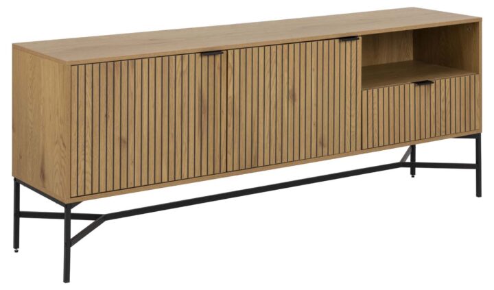 Kummut JAIPUR 180x40xH70cm, naturaalne Elutoamööbel ACTONA