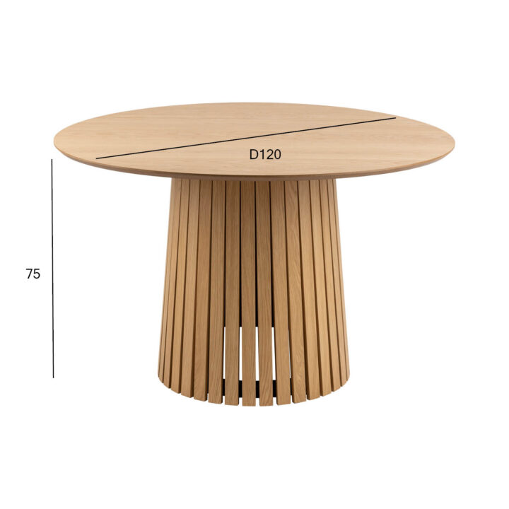 Söögilaud CHRISTO D120xH75cm, naturaalne Söögilauad ACTONA