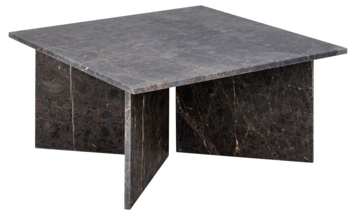 Diivanilaud VEGA 90x90xH42cm, pruun, marmor Diivanilauad ja abilauad ACTONA
