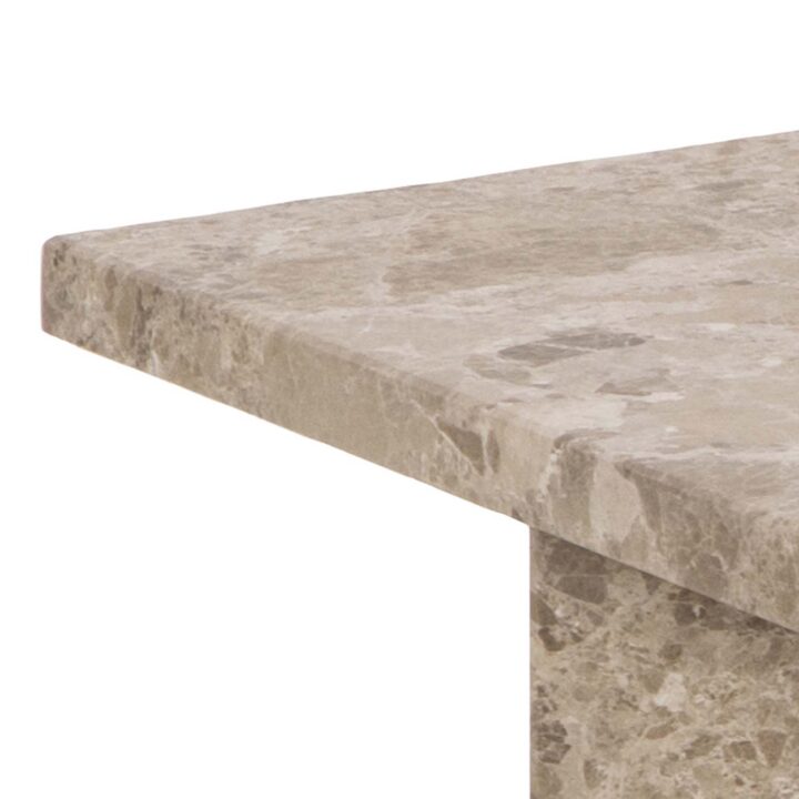 Diivanilaud VEGA 90x90xH42cm, pruun, marmor Diivanilauad ja abilauad ACTONA