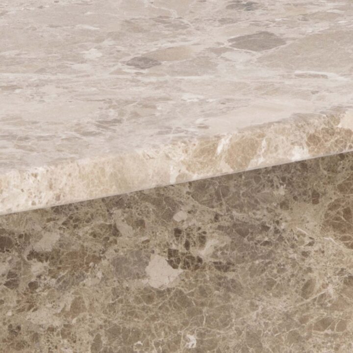 Diivanilaud VEGA 90x90xH42cm, pruun, marmor Diivanilauad ja abilauad ACTONA
