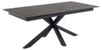 Söögilaud HEAVEN 200/240x100xH76cm, must Söögilauad ACTONA