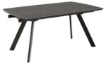Söögilaud BLACKBURN 160/240x97xH75cm, must Söögilauad ACTONA