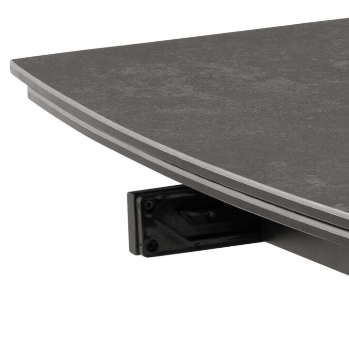 Söögilaud BLACKBURN 160/240x97xH75cm, must Söögilauad ACTONA
