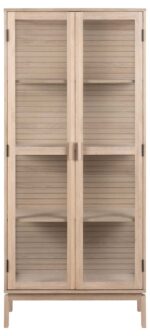 Vitriinkapp LINLEY 80x40xH180cm, beež Elutoamööbel ACTONA