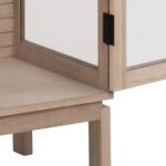 Vitriinkapp LINLEY 80x40xH180cm, beež Elutoamööbel ACTONA