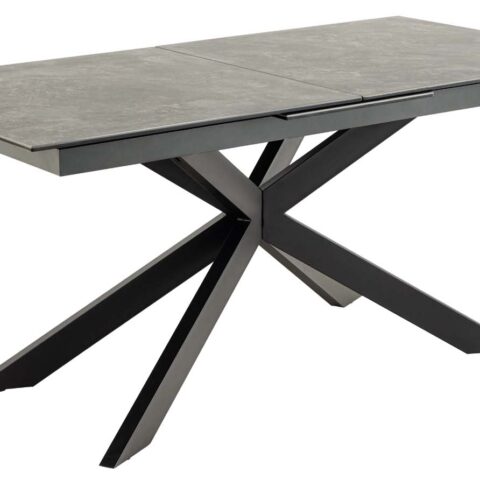 Söögilaud IRWINE 168/210x90xH76cm, must Söögilauad ACTONA