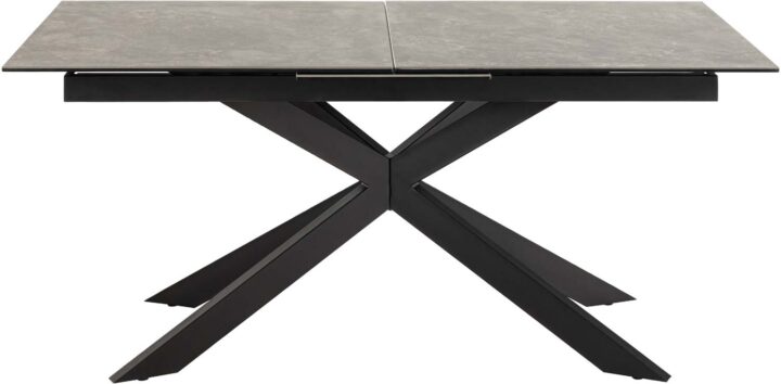 Söögilaud IRWINE 168/210x90xH76cm, must Söögilauad ACTONA