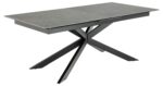 Söögilaud IRWINE 200/240x100xH76cm, must Söögilauad ACTONA
