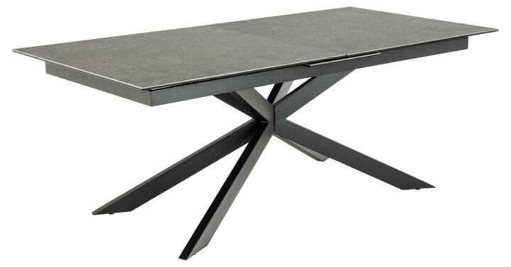 Söögilaud IRWINE 200/240x100xH76cm, must Söögilauad ACTONA