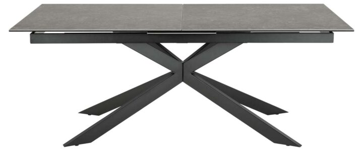 Söögilaud IRWINE 200/240x100xH76cm, must Söögilauad ACTONA