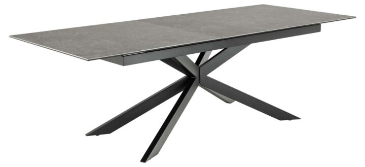 Söögilaud IRWINE 200/240x100xH76cm, must Söögilauad ACTONA