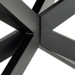 Söögilaud IRWINE 200/240x100xH76cm, must Söögilauad ACTONA