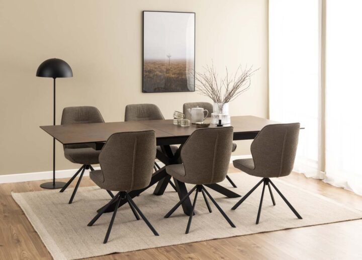 Söögilaud HEAVEN 200/240x100xH76cm, pruun Söögilauad ACTONA