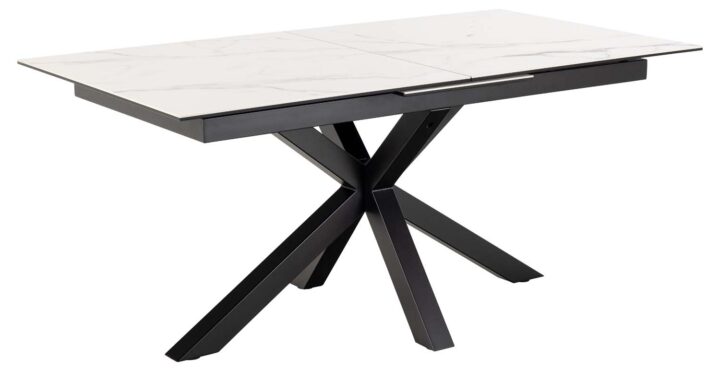Söögilaud HEAVEN 168/210x90xH76cm, valge, keraamiline plaat Söögilauad Söögilauad