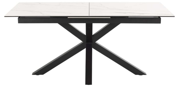 Söögilaud HEAVEN 168/210x90xH76cm, valge, keraamiline plaat Söögilauad Söögilauad