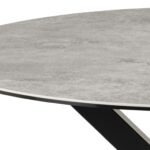 Söögilaud HEAVEN D119xH75,5cm, hall, keraamiline plaat, teras Söögilauad Söögilauad