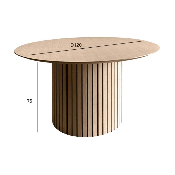 Söögilaud LINLEY D120xH75cm, beež Söögilauad ACTONA