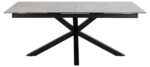 Söögilaud HEAVEN 200/240x100xH76cm, hall, keraamiline plaat Söögilauad Söögilauad