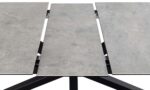 Söögilaud HEAVEN 200/240x100xH76cm, hall, keraamiline plaat Söögilauad Söögilauad