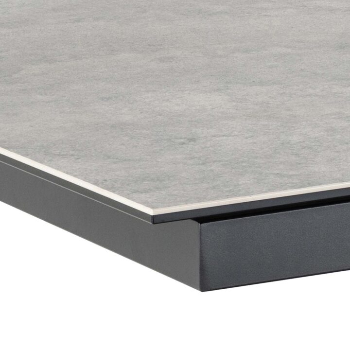 Söögilaud HEAVEN 200/240x100xH76cm, hall, keraamiline plaat Söögilauad Söögilauad