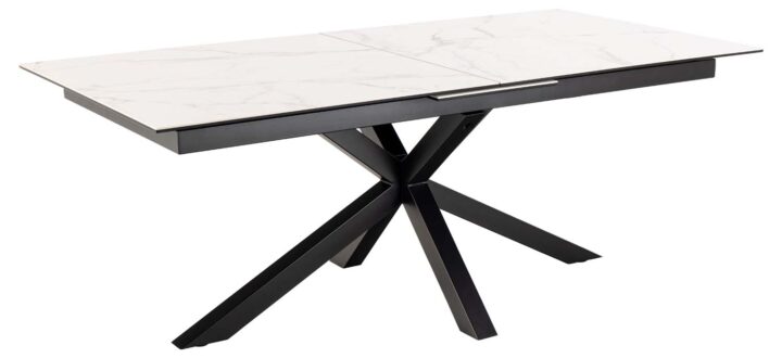 Söögilaud HEAVEN 200/240x100xH76cm, valge, keraamiline plaat Söögilauad Söögilauad