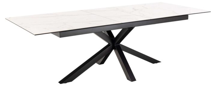 Söögilaud HEAVEN 200/240x100xH76cm, valge, keraamiline plaat Söögilauad Söögilauad
