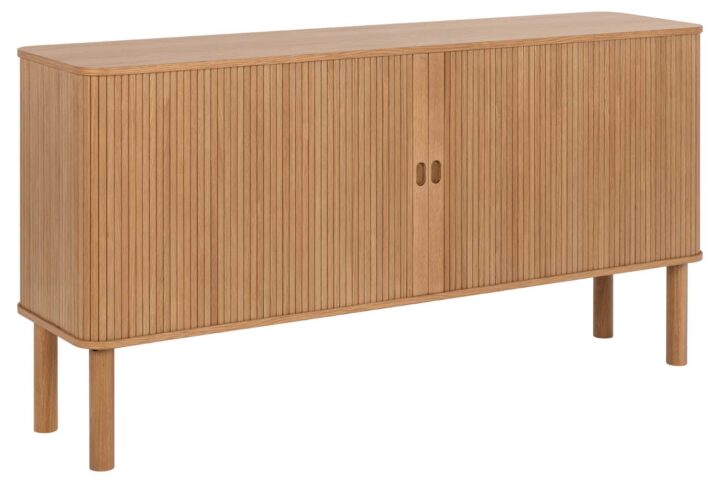 Kapp LANGLEY 160x40xH80cm, naturaalne Elutoamööbel Kapid, kummutid ja riiulid