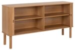 Kapp LANGLEY 160x40xH80cm, naturaalne Elutoamööbel Kapid, kummutid ja riiulid